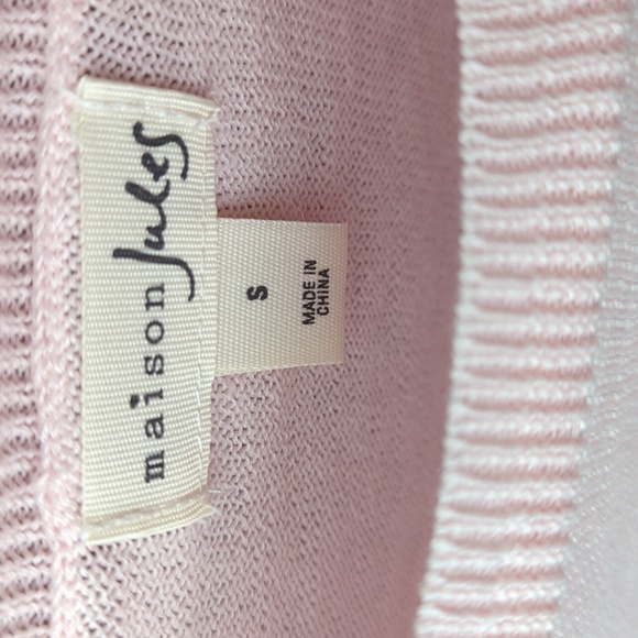 Maison Jules soft pink 🩷 lightweight sweater small - Picture 4 of 8